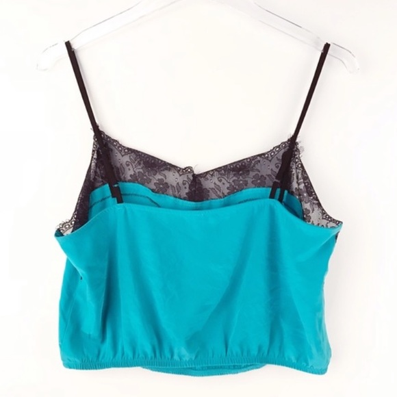 Free People Teal Cropped Camisole - Picture 6 of 8